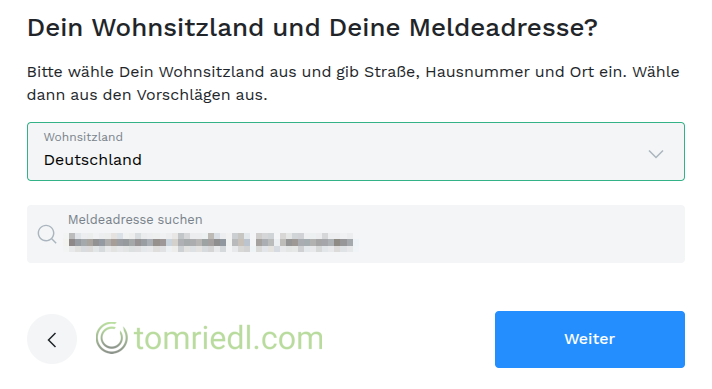 Aktuelle Adresse angeben - finanzen.net ZERO