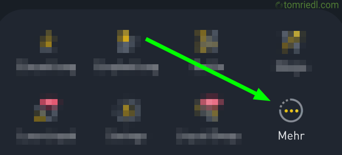 Binance App Startseite Mehr Funktionen
