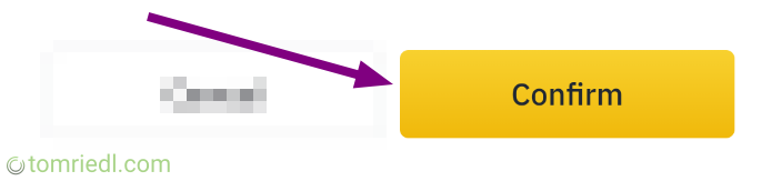 Einzahlung bestätigen