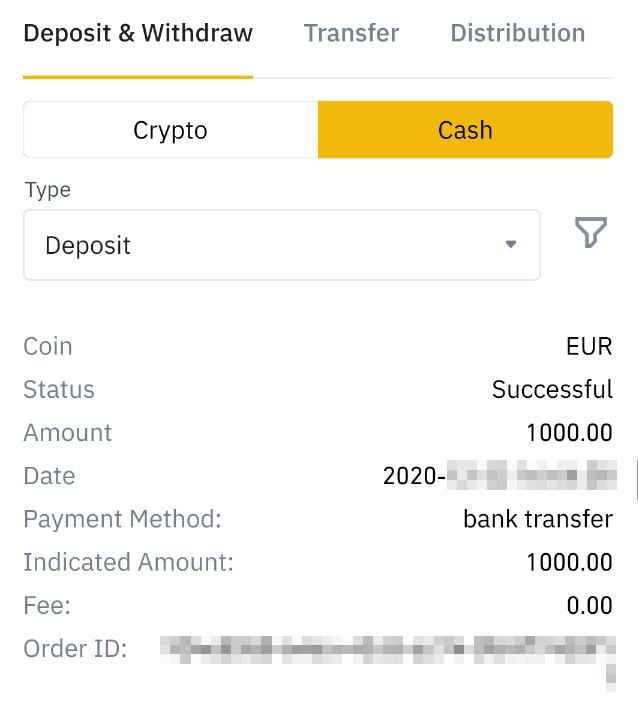 Überweisung angekommen