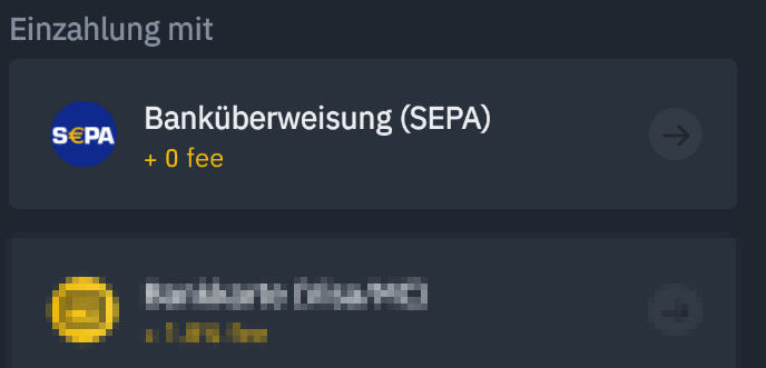 Banküberweisung SEPA