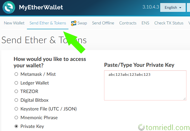 tutorial myetherwallet anleitung mew login
