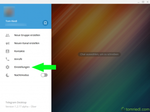 Telegram Desktop Einstellungen